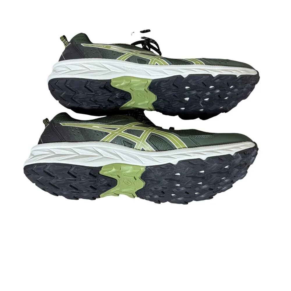 Asics Mens Gel-Venture Running Shoes Size 14 Green & Black Ortholite Cushioning - Picture 3 of 6